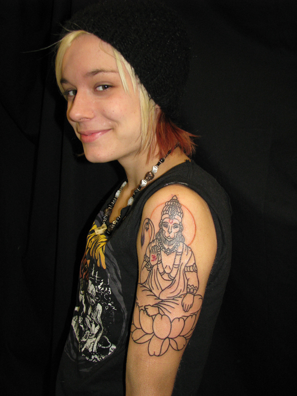 half sleeve tattoo religious. Religious/Deity tattoos