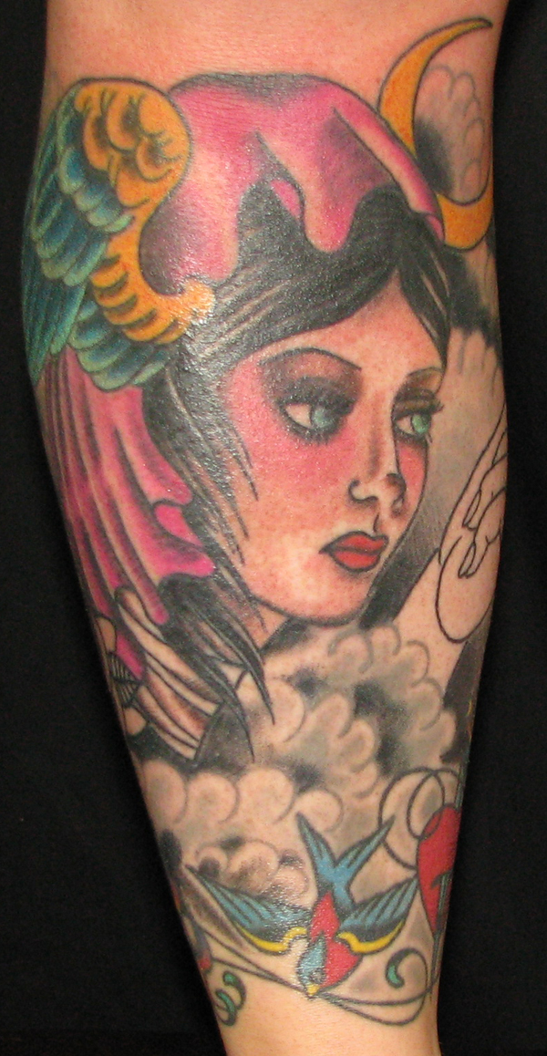 Gypsy in Progress 3rd sitting Posted in Illustrative Artsy Tattoos 
