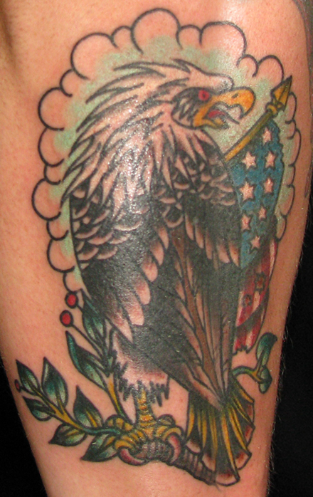 Posted in Animal Tattoos Traditional American Tattoos with tags american