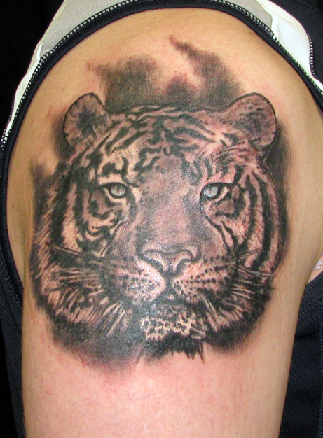 Posted in Animal Tattoos Portrait Tattoos Realistic Tattoos with tags