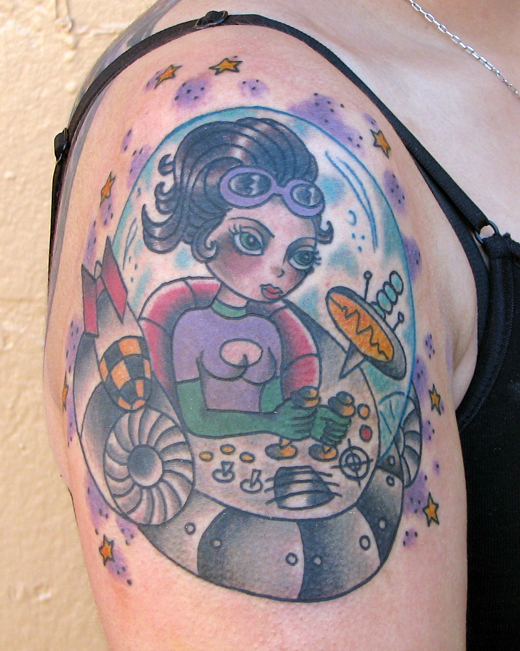 Posted in cartoon tattoos Illustrative Artsy Tattoos Lady Tattoos with 