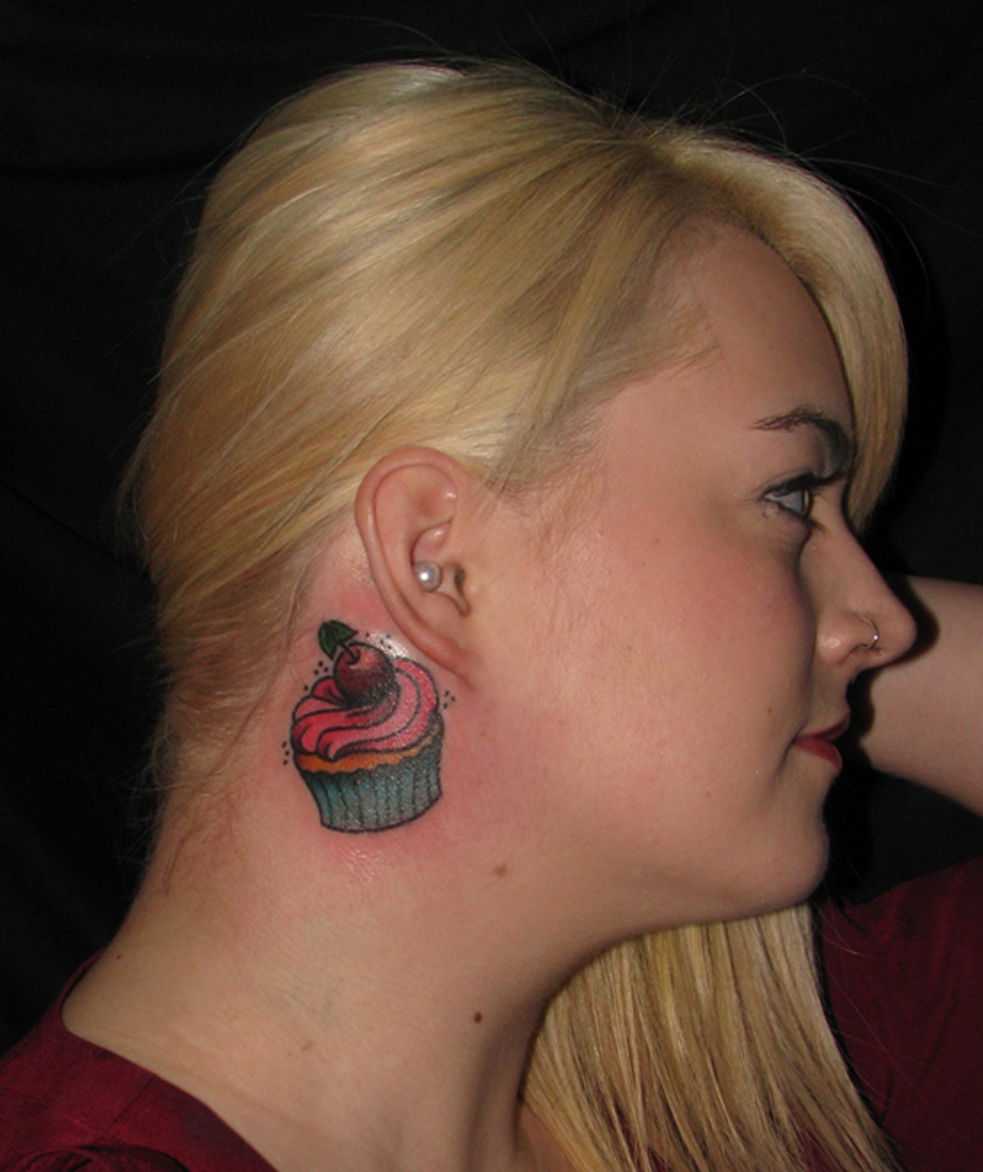 tattoos Tags behind ear