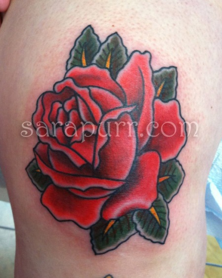 Posted in flash flower tattoos girly tattoos Traditional American Tattoos